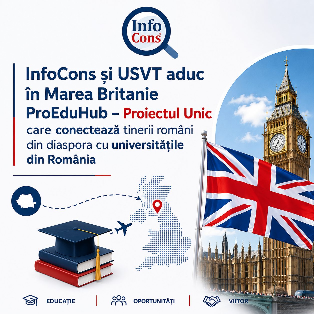 infocons si usvt aduc in marea britanie proeduhub proiectul unic care conecteaza tinerii romani din diaspora cu universitatile din romania