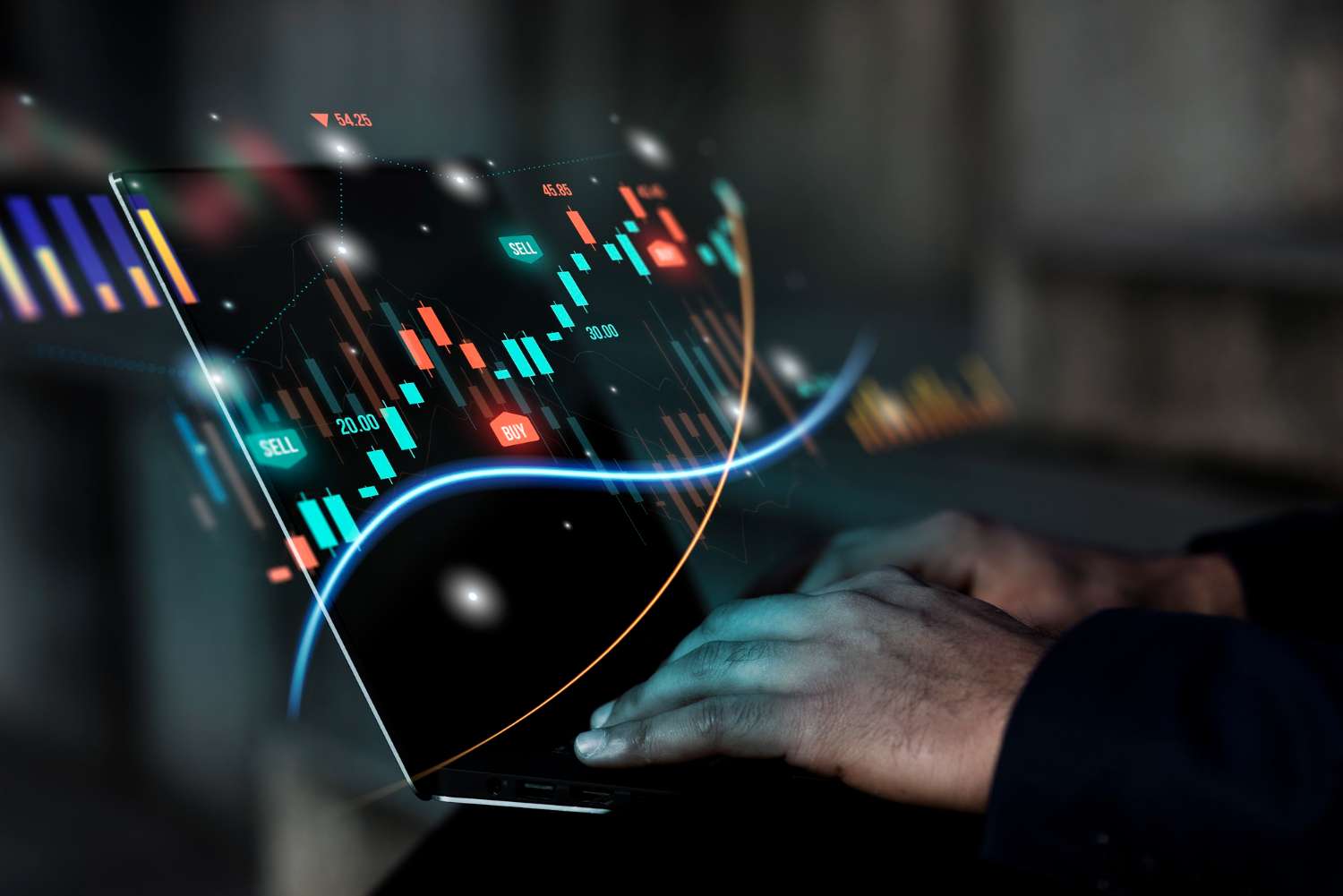 collage finance banner concept